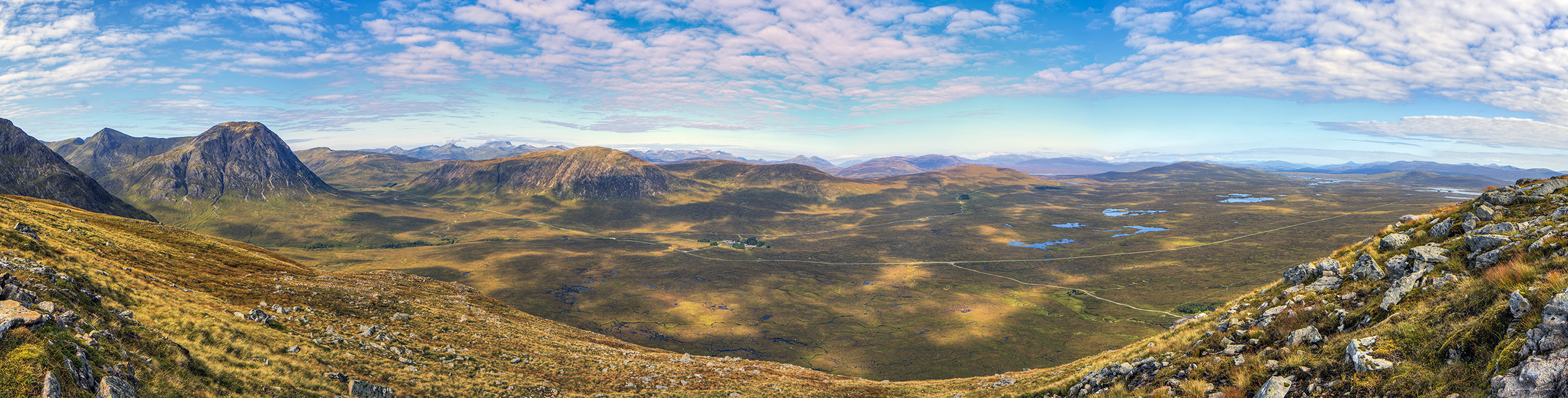 Etive Mor Panorama 4k