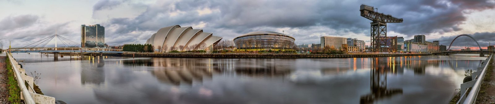 Glasgow SSEC Hydro Crane Pano